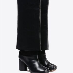 ISO of Maison Margiela Riding Boots in Black Leather